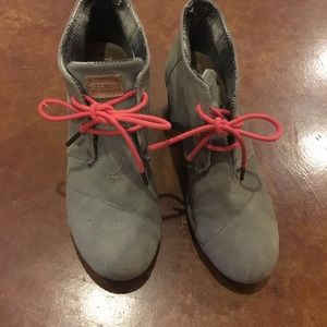 Toms Grey Desert Wedge